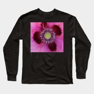 Macro Poppy Long Sleeve T-Shirt